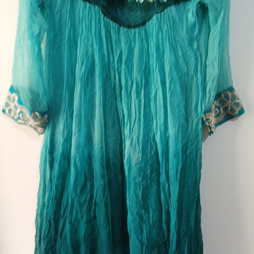 No Fear turquoise dress like new, size S