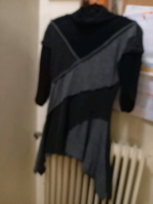 Bouza dress new gray with front design