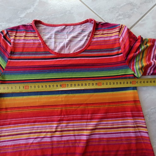 Summer blouse in multicolor viscose like new, size M