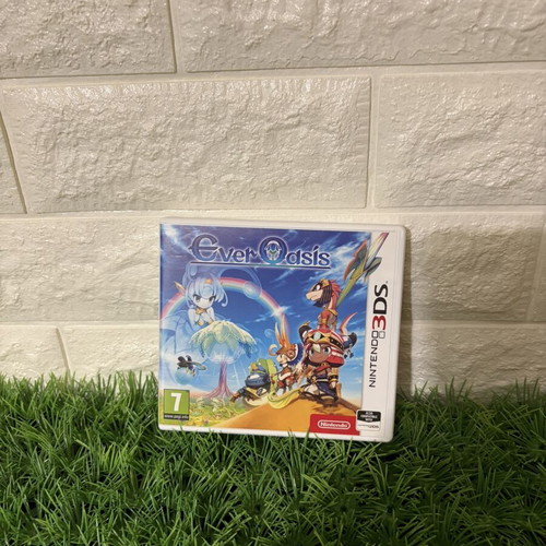 Ever Oasis Nintendo 3DS game used, complete with manuals