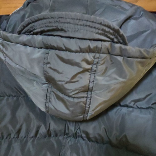Y.E.S Teen Boys Long Jacket like new, gray with fur lining