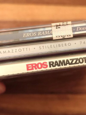 Eros Ramazzotti authentic CDs used, set of 3