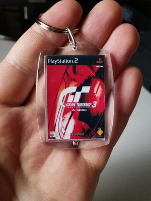 Gran Turismo 3 PS2 acrylic keychain