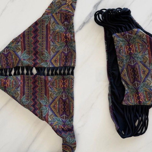 Black Bikini Set Like New Size S