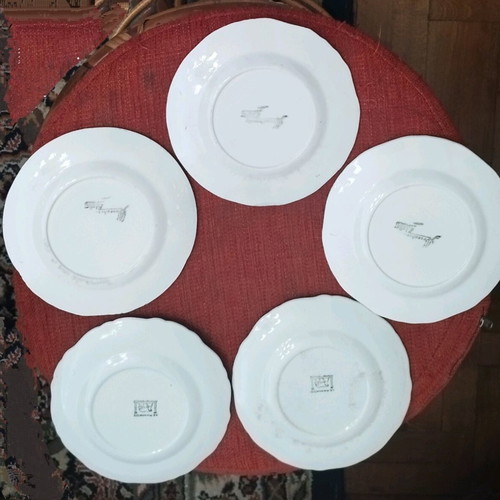 Vintage decorative plates like new, set of 5, romantic style