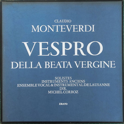 Claudio Monteverdi Vespro Della Beata Vergine vinyl used, classical music