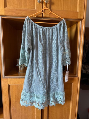 Pareo ladi with lace new, green