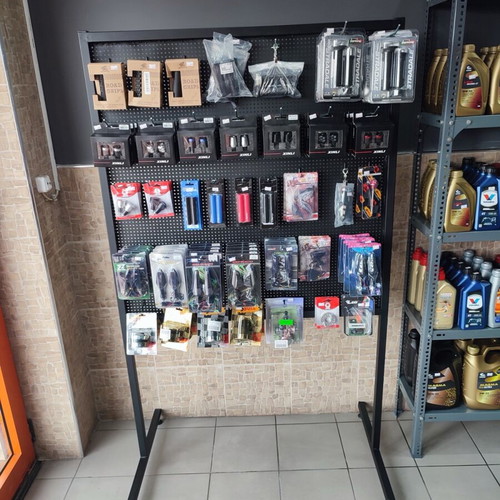 Perforated Metal Sheet Stand like new with Adjustable Feet