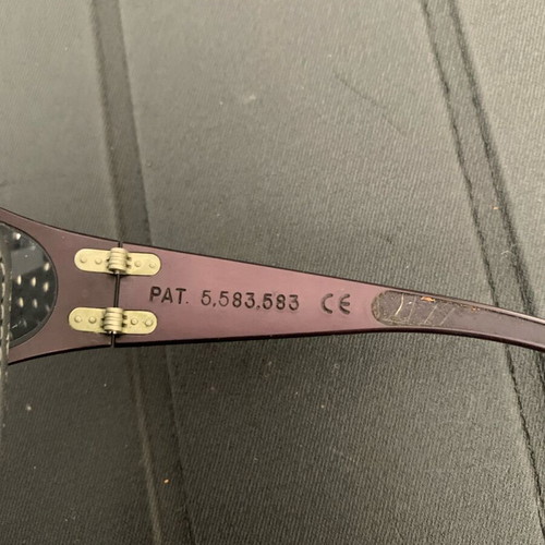 Gatorz Wraptor vintage sunglasses used, aluminum, dark purple frame