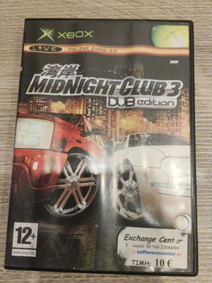 Midnight Club 3 used with manual for Microsoft Xbox