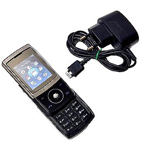 LG KE500 Classic Κινητό τηλέφωνο Μαύρο Κλασικό Vintage κινητό τηλέφωνο με κουμπιά με φορτιστή