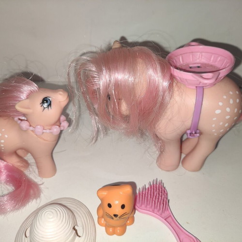 My Little Pony El Greco Rosalyn Mom, Baby and Accessories set, like new