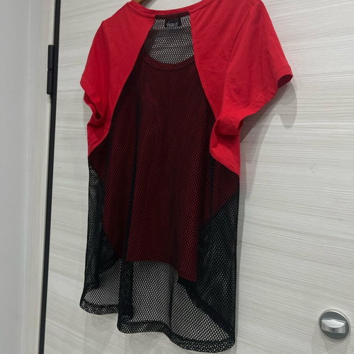 Body Talk women's asymmetrical blouse new, multicolor, size L
