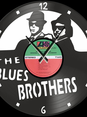 The Blues Brothers 12" Vinyl Wall Clock new
