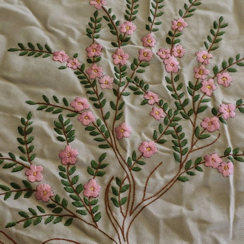 Handmade tablecloth 170 cm diameter like new