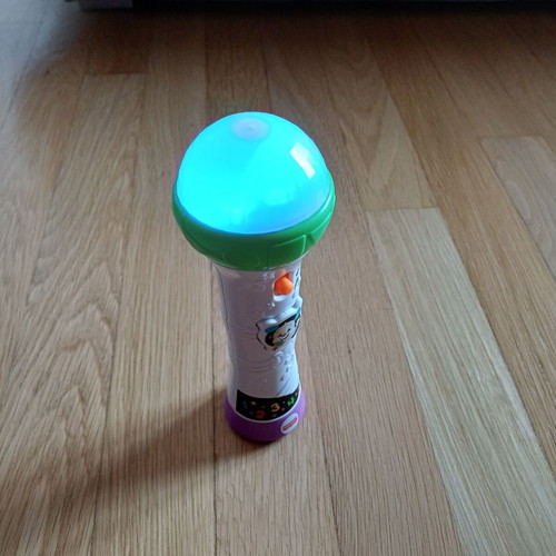 Fisher Price Laugh & Learn microphone used with songs and lights