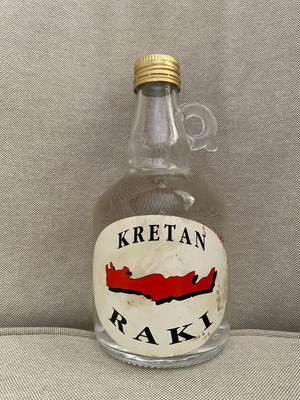 Ouzo raki collectible Kretan