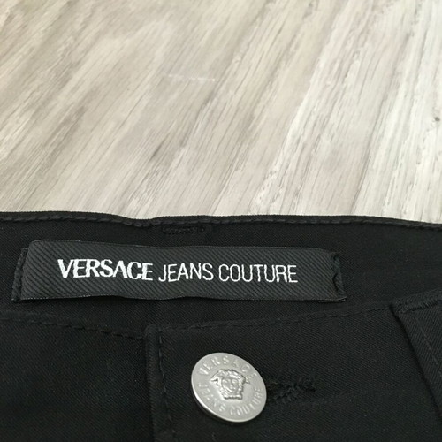 Versace Jeans Couture straight trouser Sz31 like new, black