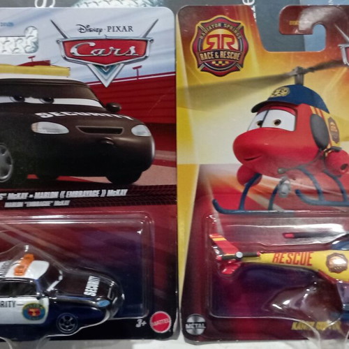 Αυτοκινητάκια Disney Pixar Cars πακέτο 2 τεμάχια καινούργια, κλίμακας 1:55