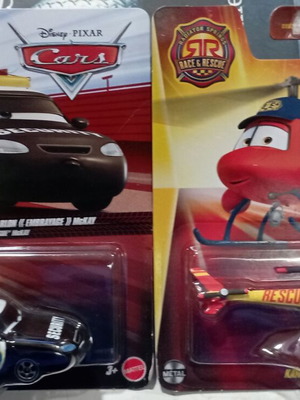 Αυτοκινητάκια Disney Pixar Cars πακέτο 2 τεμάχια καινούργια, κλίμακας 1:55