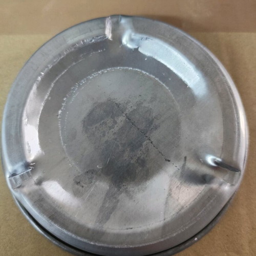 Metal ashtrays unused, pack of 72, shallow