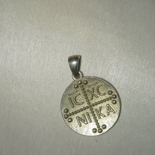 Gold-plated Konstantinato pendant necklace used