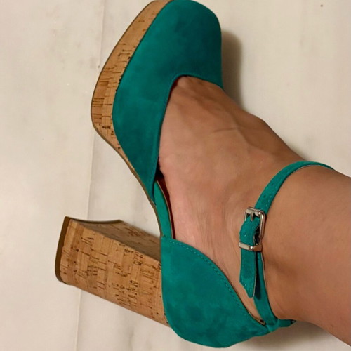 Marks & Spencer women's green shoes size 38 new