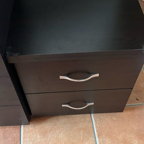 Bedroom set 160 x 200 cm used (bed, mattress, 2 nightstands, vanity set)