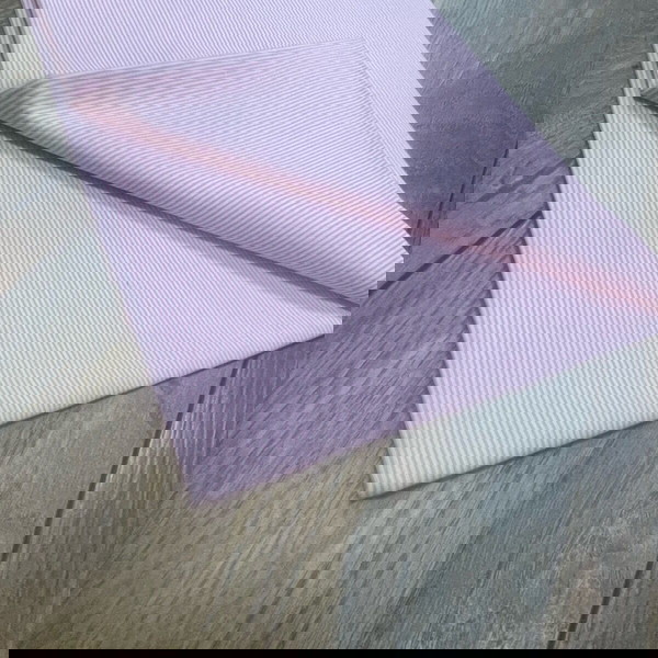ύφασμα ριγέ  0.50 x 1.50  ροζ