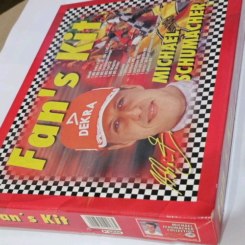 Michael Schumacher Fan’s Kit Formula 1 collectible set like new