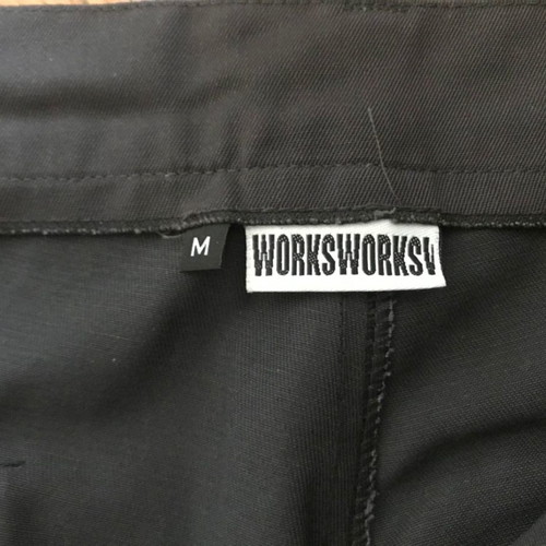 Black men's pants with pockets used, size M, rock metal style