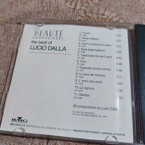 The Best of Lucio Dalla CD new, pop