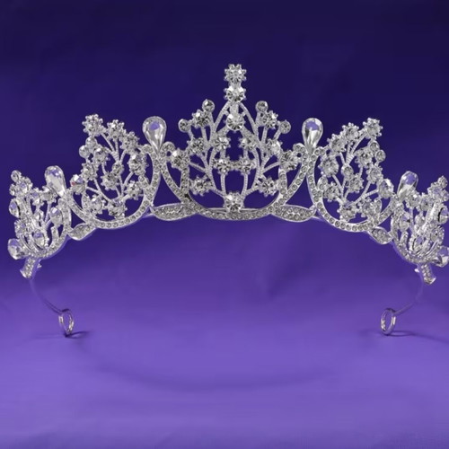 Tiara with Crystal Rhinestones for Bride, New