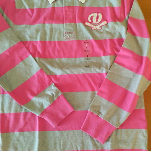 McNeal cotton shirt pink grey new size Large
