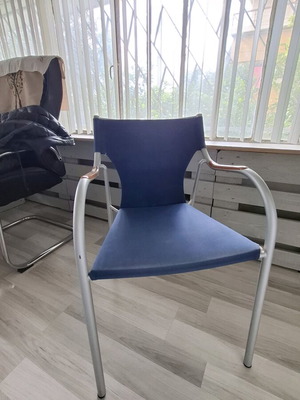 Fabric chairs used, set of 6 pieces