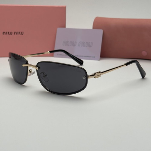 Miu Miu Black Limited Edition Sunglasses new, metal frame, UV400
