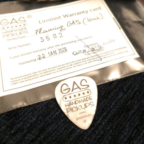 GAS Flaming bridge pickup new for hard rock and thrash metal