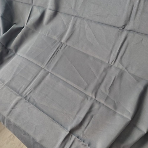 Round grey polyester tablecloth 180 cm