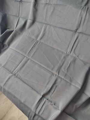 Round grey polyester tablecloth 180 cm