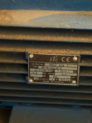 Μοτέρ φούσκας 900rpm 2hp καινούργιο, χαμηλής-μέσης πίεσης