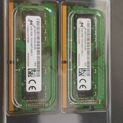 Laptop DDR4 RAM memories 16GB (2x8GB) SO-DIMM 2400MHz like new