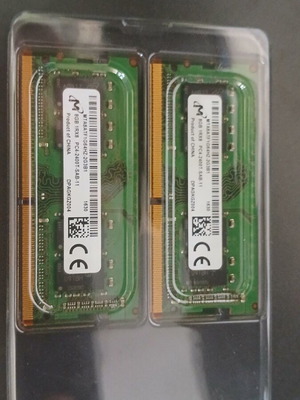 Laptop DDR4 RAM memories 16GB (2x8GB) SO-DIMM 2400MHz like new