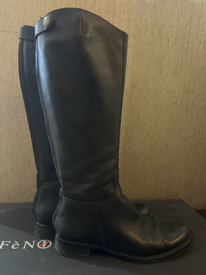 Cafenoir boots used black with zipper, size 37