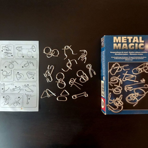 Metal Magic Schmidt metal puzzle set of 12 used