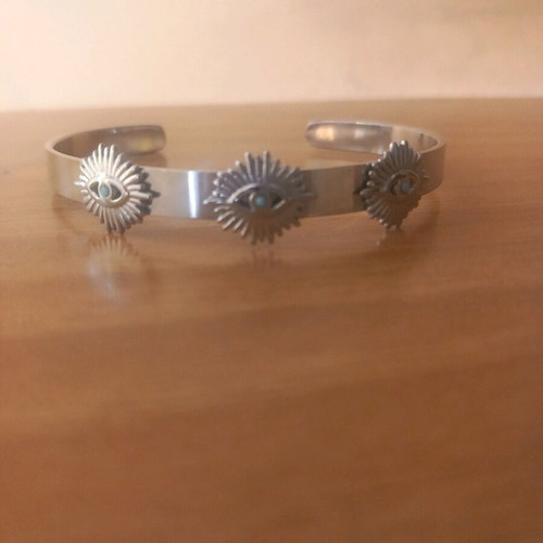 Steel cuff bracelet like new