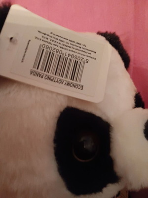 Stuffed panda new with tag