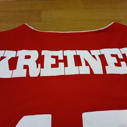 Austria #45 Kreiner All Star Day 2015 Basketball Spalding Jersey used, size XL