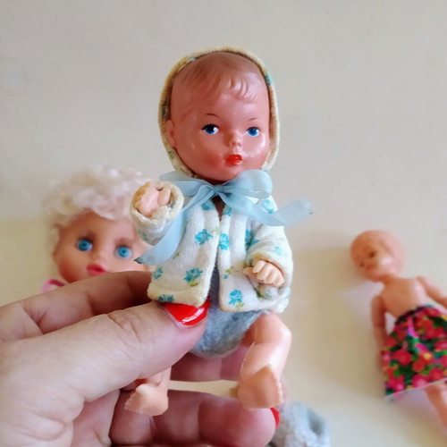 Vintage dolls set from 1960-70s, like new, collectible
