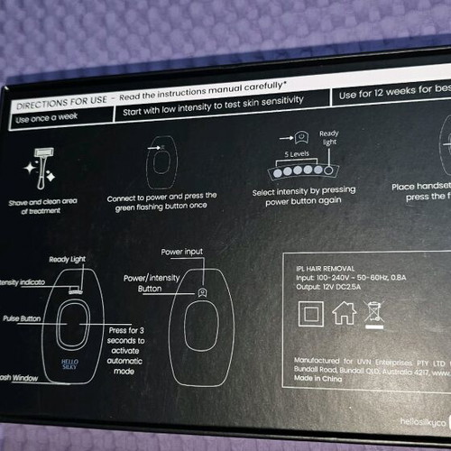 IPL hair removal device like new
