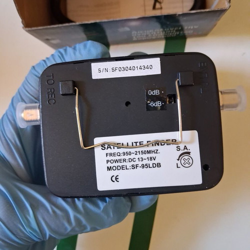 Sat Finder SF-95LDB satellite dish alignment meter new with box